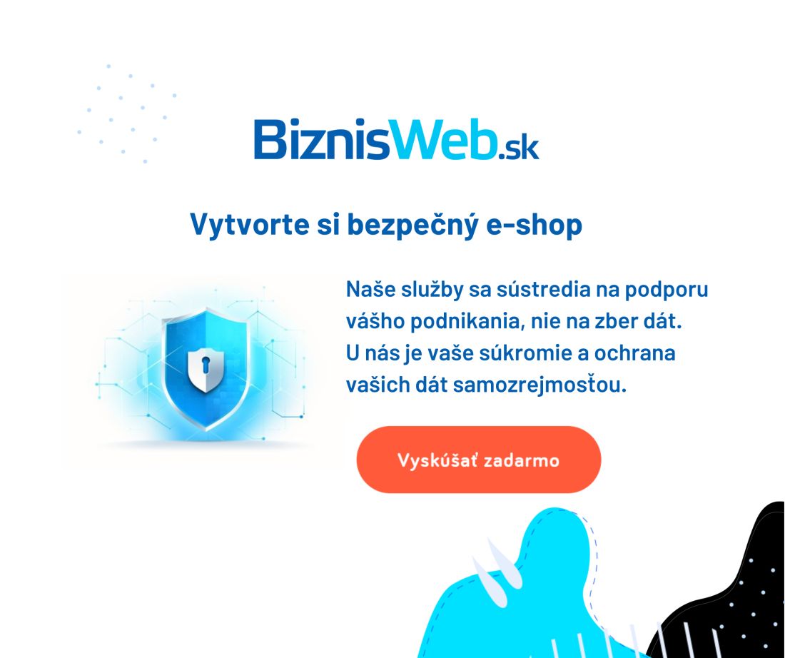 Cloud hosting - Bezpečný e-shop v BiznisWeb.sk